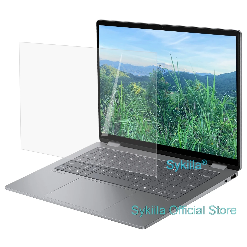 واقي شاشة لجهاز HP Omnibook 3 5 7 X Ultra Flip AI 13 14 15 16 17 fh fd fp he az fb bf dc ha AR HD جلد بلوري شفاف غير لامع