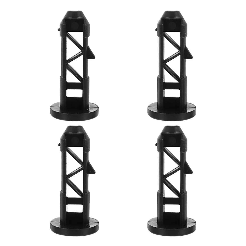 

4pcs Trash Can Lid Latch Plastic Hinge Pins For Wheeled Bin Outdoor Garbage Can Locking System Replacement Parts Durable Lid