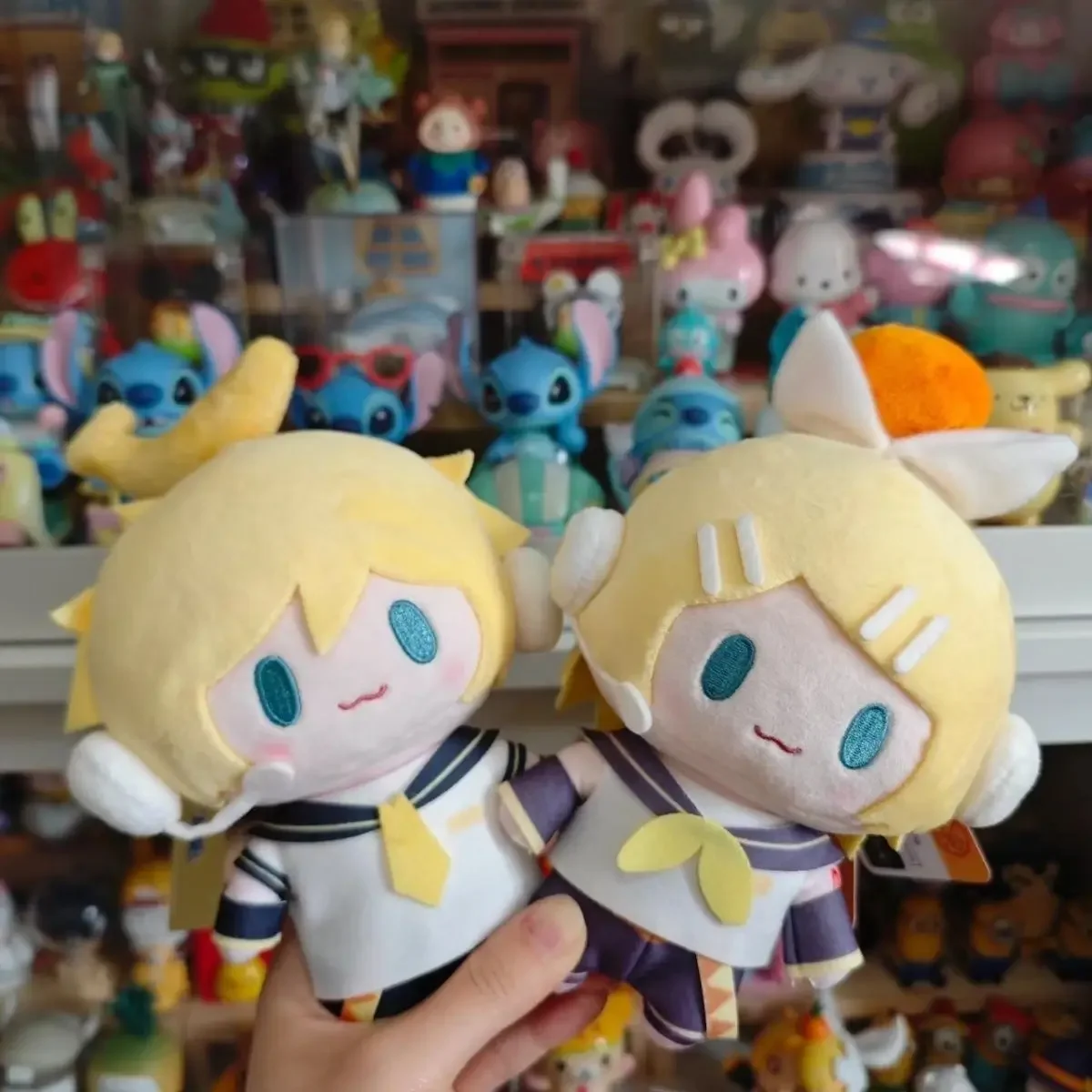 

Kagamine Rin/Len Project Sekai плюшевая кукла морская звезда тело косплей 10 см игрушки куклы кулон брелок подарок