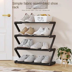 Simple Home Bedroom Shoe Rack Simple Fabric Assembly Shoe Rack Dormitory Storage Integrated Multi layer Storage Rack