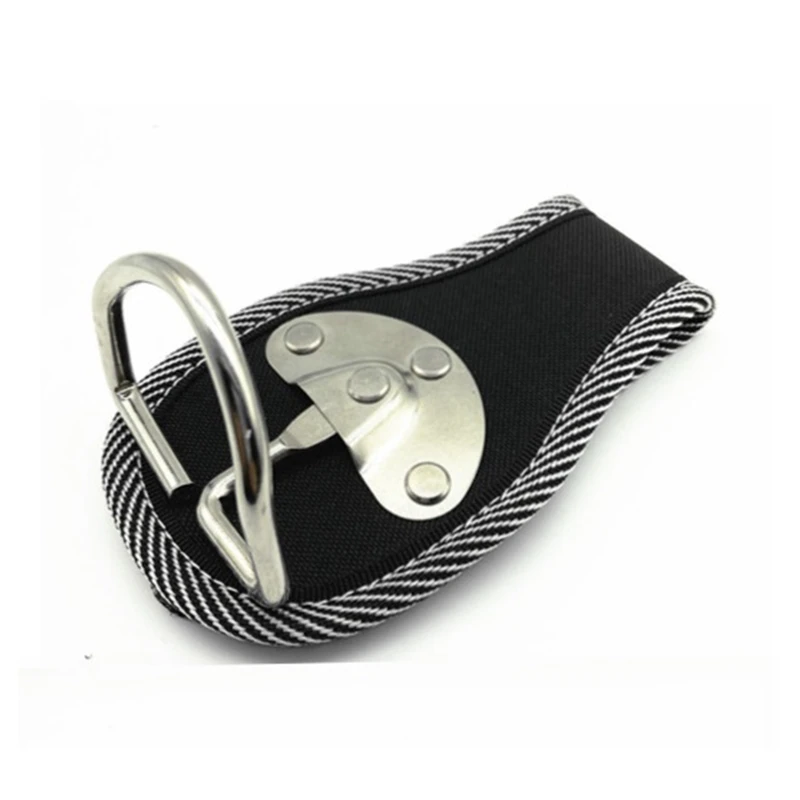 Hammer Holder Durable Tool Storage Rust-Resistant Metal Loop Pocket Attachment Multipurpose Storage Tool Wrench Holder
