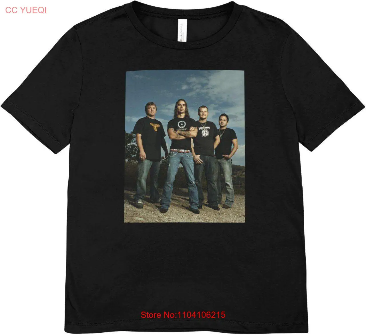 

New Cross Canadian Ragweed T-Shirt All Size Reunion, Tour Music 2025 PA0210_16