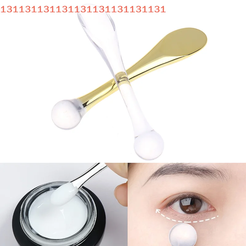 Masque Facial Anti-rides, soins de la peau, cuillère en plastique, applicateur de crème pour les yeux, rouleau de cuillère, bâton de Massage, spatules cosmétiques, 1/5/10 pièces