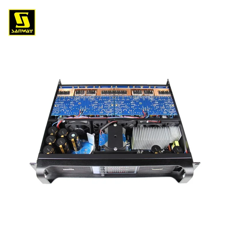 2u Stereo Sound Speaker Professional Power Amplifier High Power Audio Sound System For Stage DJ Band Live Show Performance