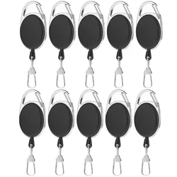 Elastische sleutelhanger Vliegvissen Retractor Gereedschap Extractor Keeper Intrekbare sleutelhanger Zinklegering sleutelhangers