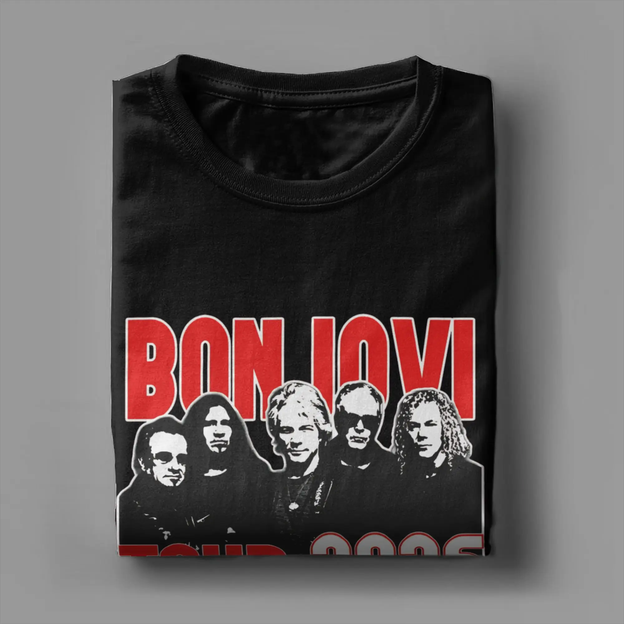 Bons Jovis Tour 2026  Print T Shirt for Men Women  Cotton  Tee Shirt Clothing
