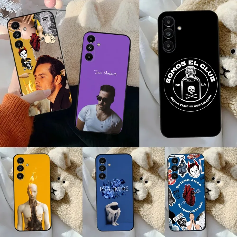 

Jose M-Madero Singer Phone Case For Samsung S24,23,22,30,21,10,9,Ultra,Plus,Lite,FE,5G Black Soft Case