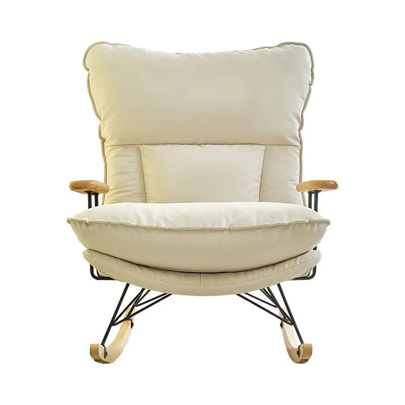 

Living Room Sofa Furniture Modern Rocking Lounge Leather Chair Customize Wide Relax Chair