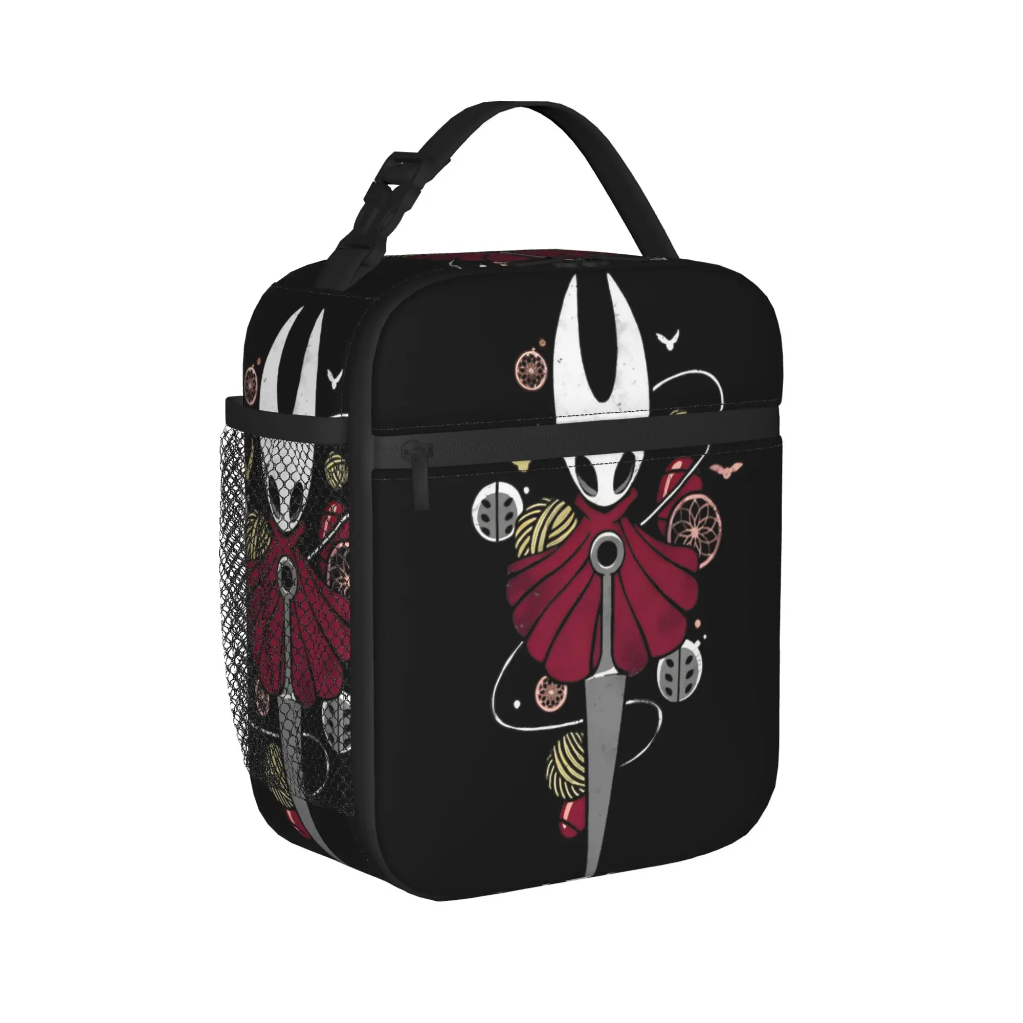 Pretty Art All Knight Hollow Knight Insulated Lunch Bag Thermal Bag Reusable,Lunch Container  Large Lunch Box Tote Food Handbags