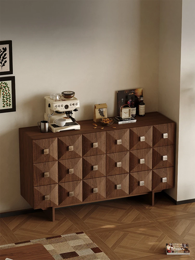 Modern solid wood home luxury environmental protection living room dining room sideboard 6