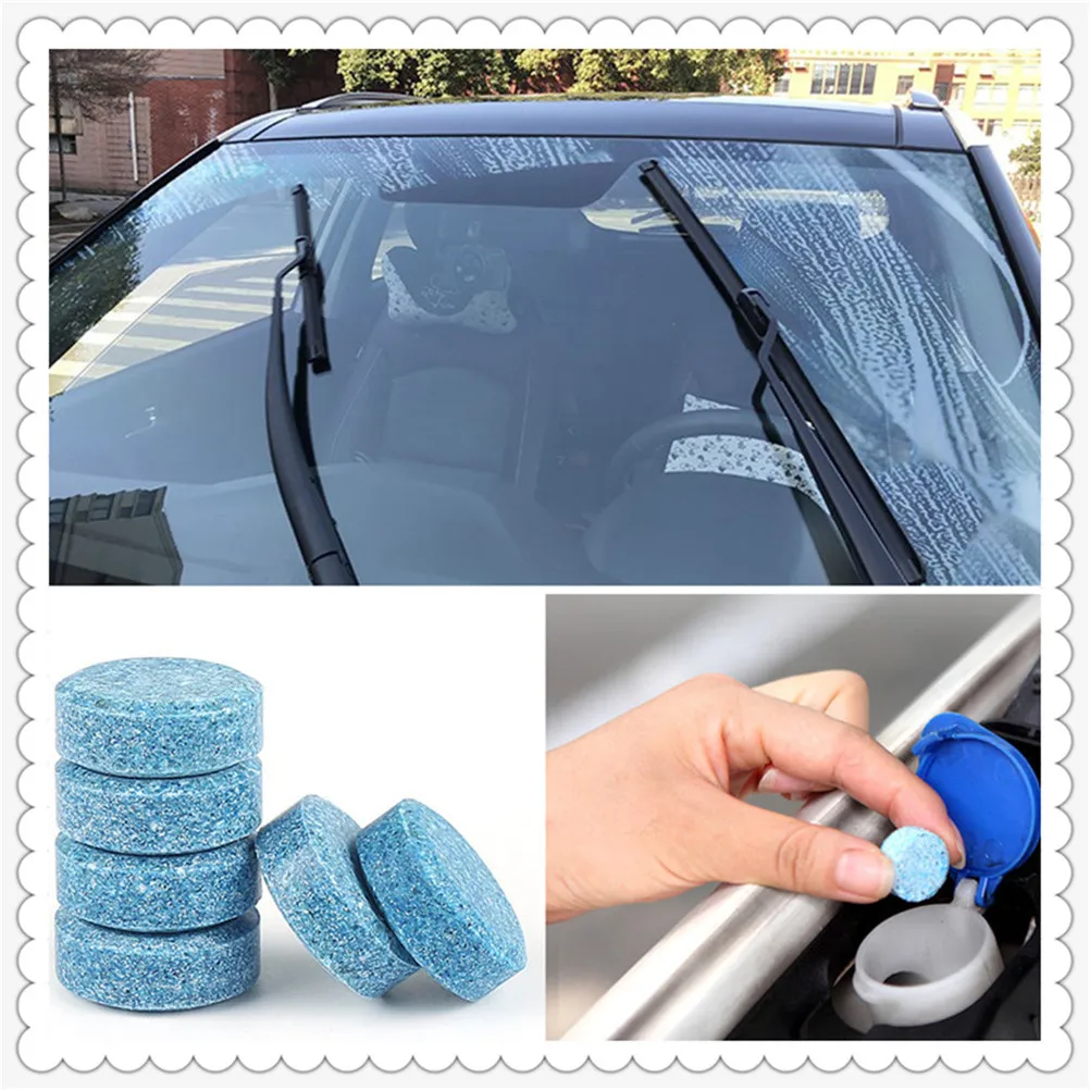 10x Car wiper tablet Window Glass Cleaning Cleaner Accessories for Mercedes Benz X-Class S63 S600 S560e S65 GLA45 GLA G650