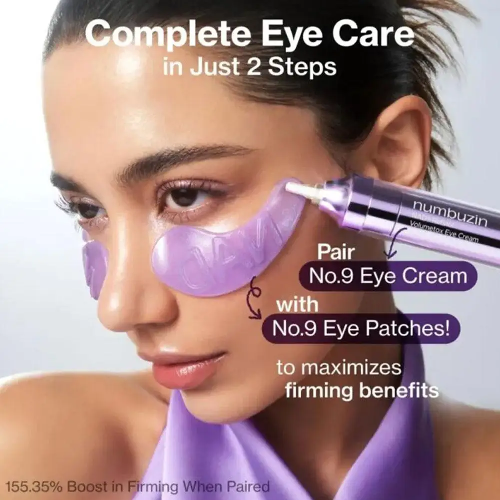Korean Original Numbuzin No.9 NAD+ BIO Lifting-sil Essence Retinol Lift&Firm Eye Cream Purple Needle Tube NAD+ Peptide Eye Cream view 4