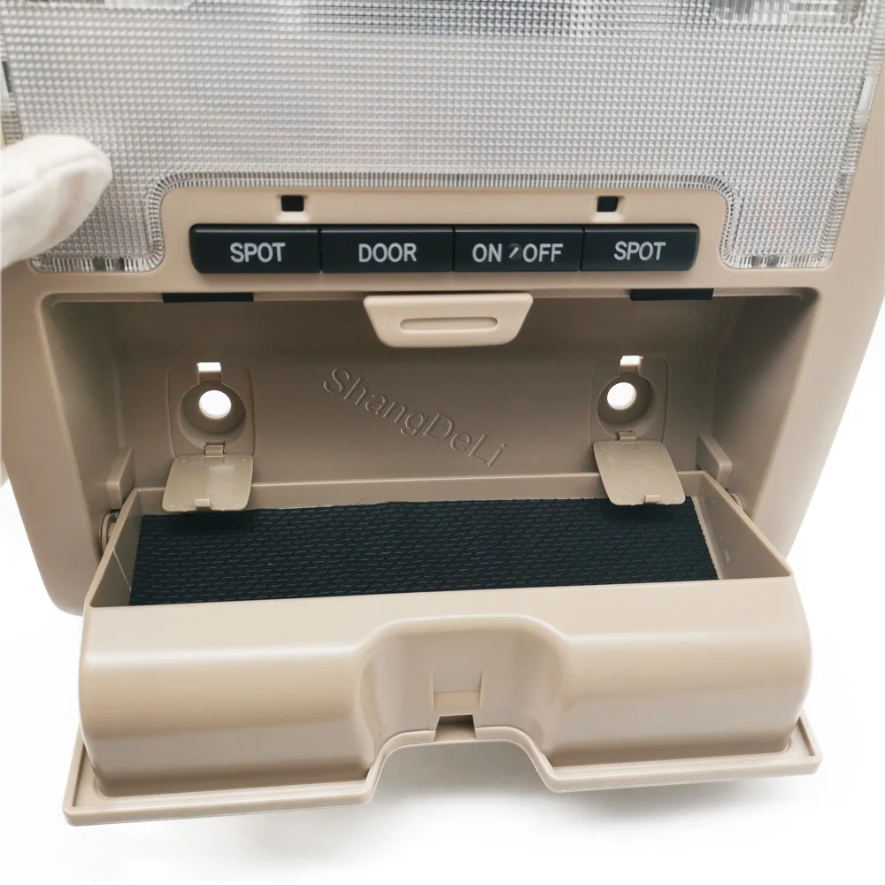 Front Interior Roof Ceiling Reading Light For Toyota Land Cruiser LC200 2008 -2015 With Sunroof Control Switch view 6