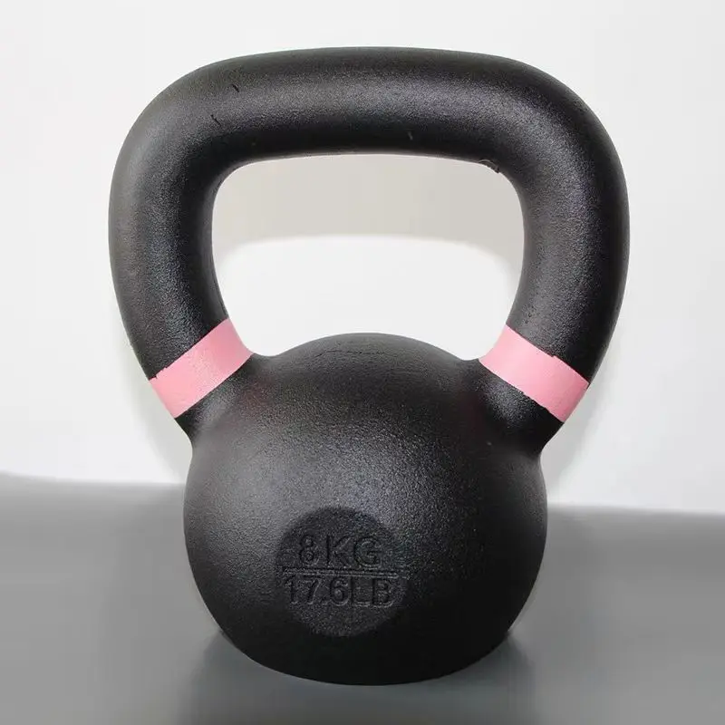 High Quality Powder Coated Strength Training Gear for Adults Powder Coated Gym Equipment Rusa Cast Iron Kettlebell