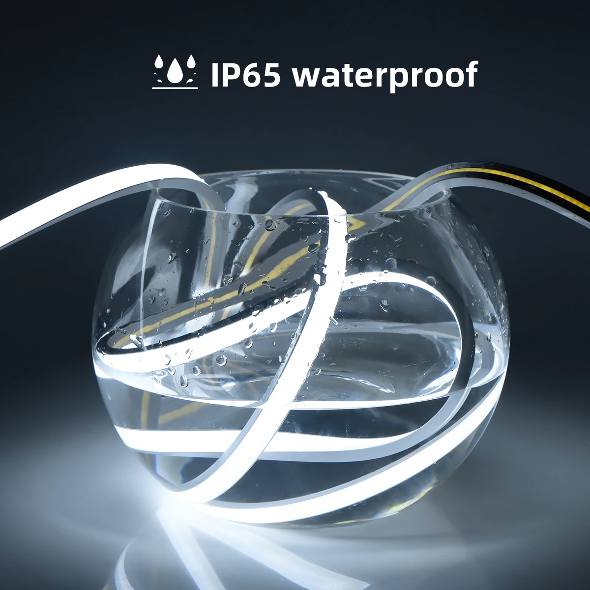 1 متر-10 متر محس حركة اليد مسح اللمس الاستشعار يعتم ضوء النيون COB LED قطاع 24 فولت شريط مقاوم للماء غرفة نوم خزانة المطبخ ديكور