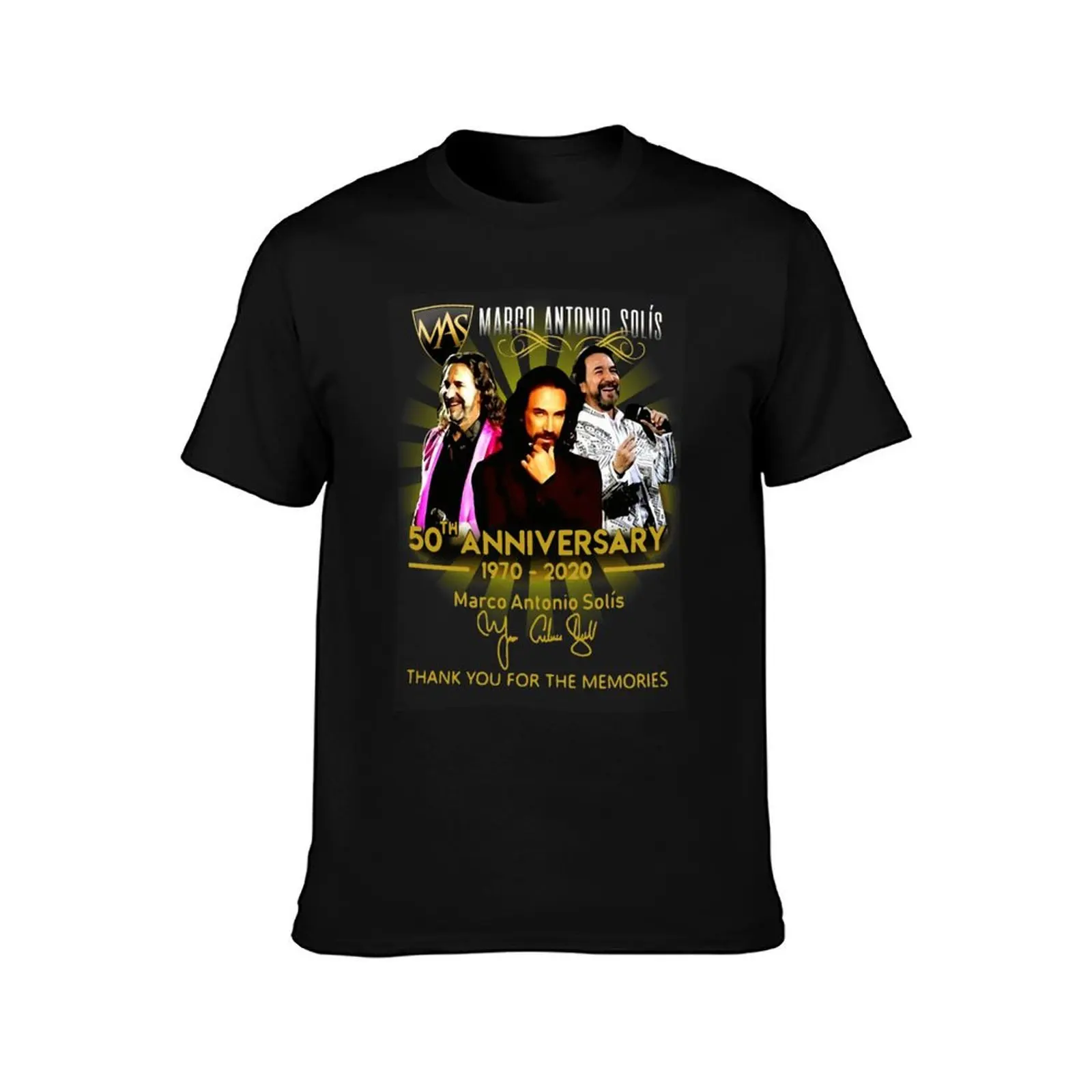 Marco Antonio Solis 50th Anniversary 1970 2020 Thank You for The Memories T-Shirt Performance Dry Fit T-Shirt