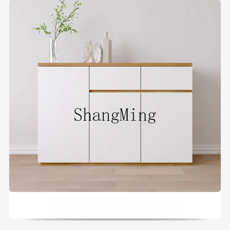 

SM premium dining side cabinet modern simple solid wood storage dining room living room multi-functional tea cupboard