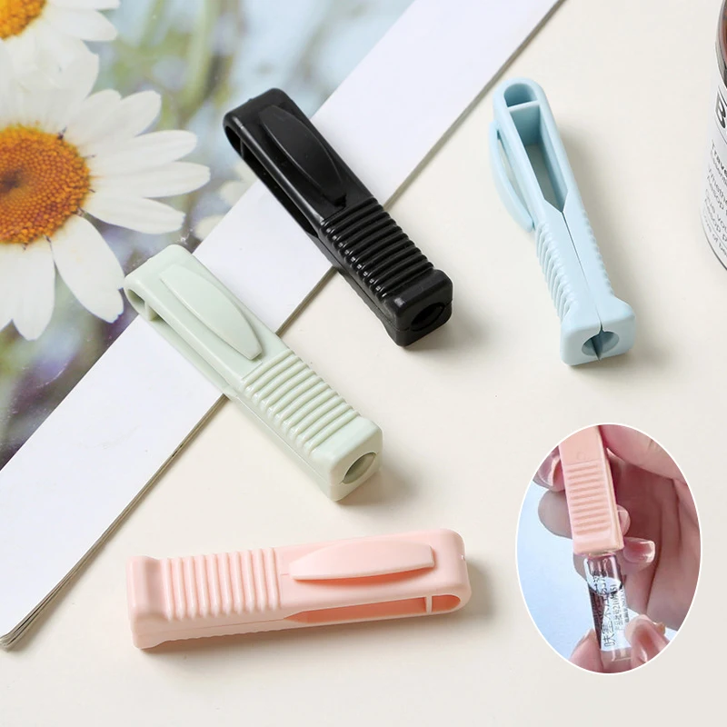 متعددة الوظائف ممرضة طبيب مريحة فتاحة زجاجات أمبولة قابلة لإعادة الاستخدام مقبض بلاستيكي أدوات طبية قواطع أمبولة