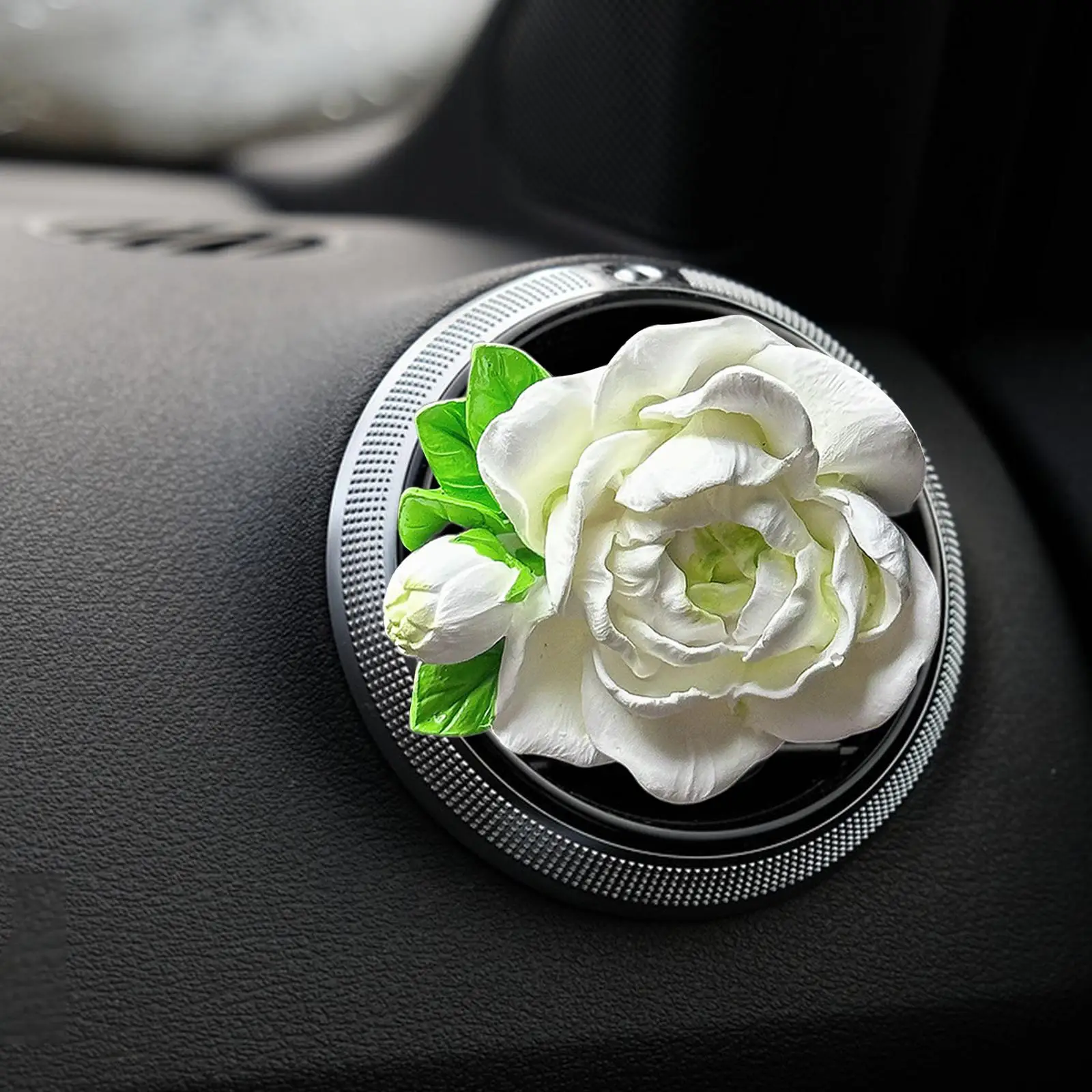 Scented Flower Air Freshener Car Diffuser Mini Plaster Clip for Auto Vent Perfume Decor