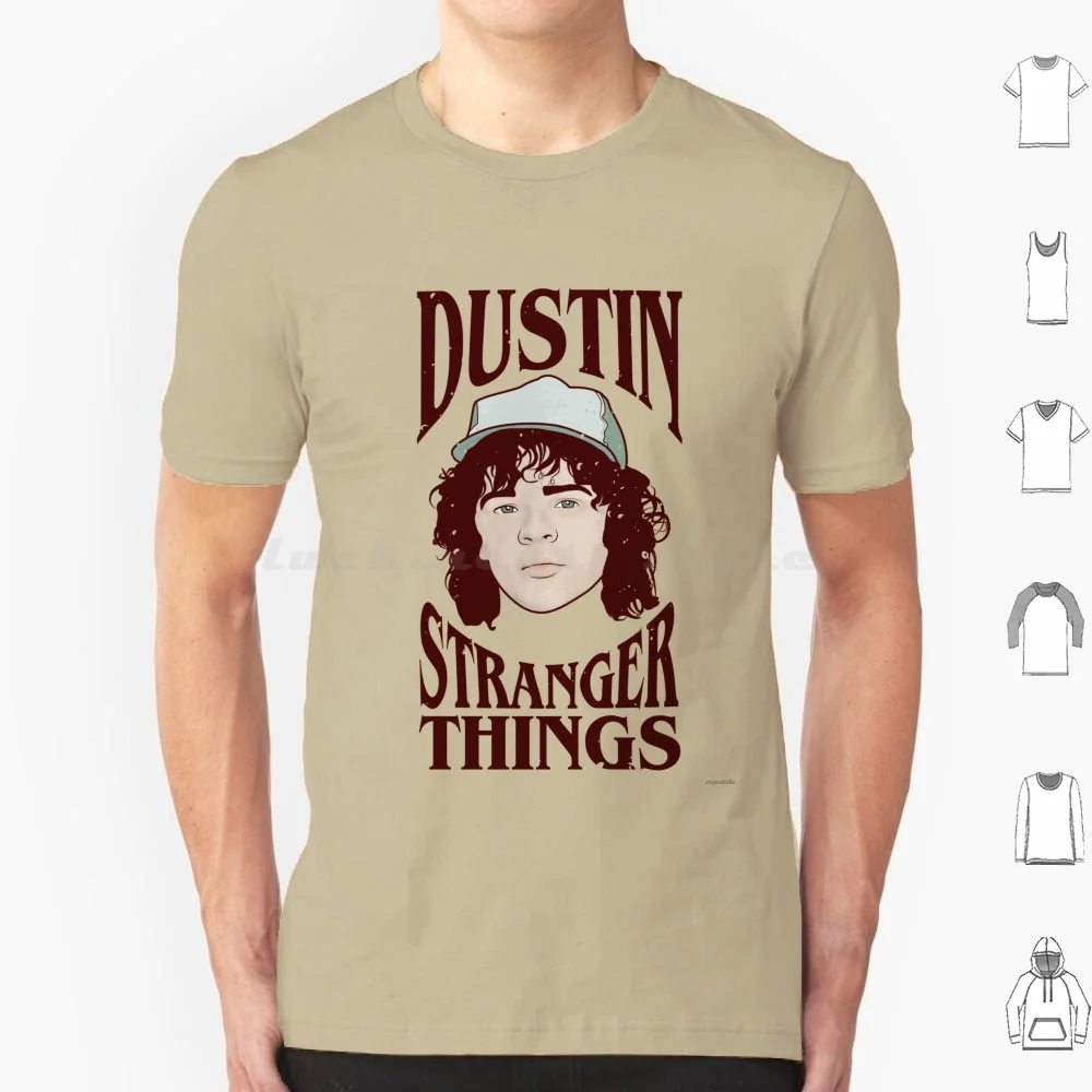Dustin T Shirt 6xl Cotton Cool Tee Netflix Tv Shows Tv Series Mike Eleven Lucas Dustin Demodorgon Joyce Jim Nancy Jonathan
