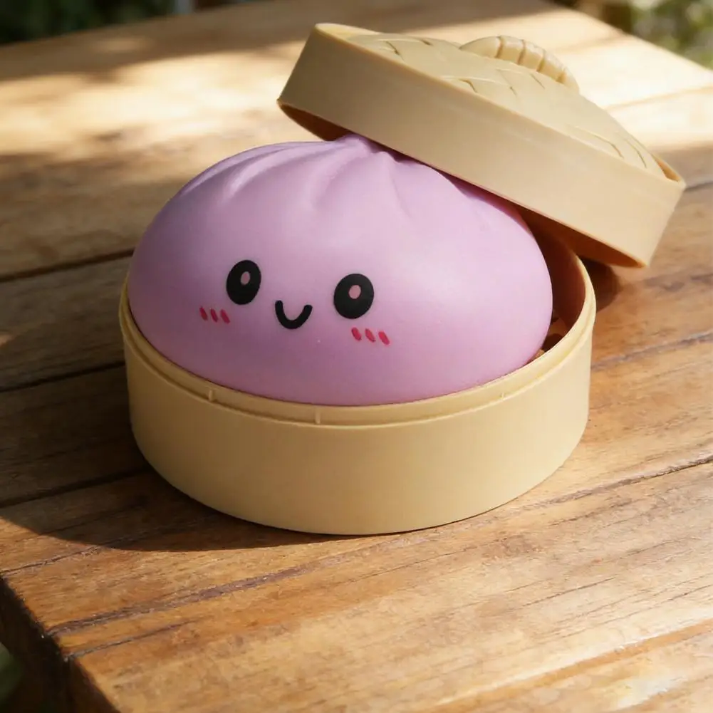 2026 NEW Oversized Dumpling Squeeze Toy Pressure Ball Slow Rebound Soft Pinch Decompression Baozi Modeling Birthday Gifts