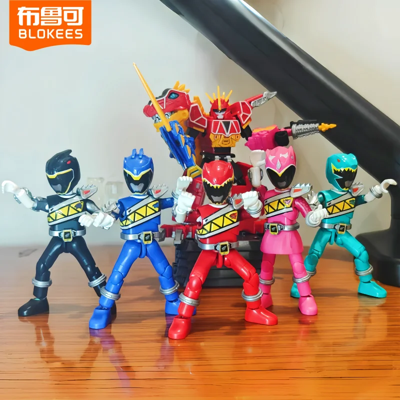 

Blokees Super Sentai Star Edition Anime Figure Vol.2 Courage Erupts Blind Box Toy for Boys Ideal Halloween Christmas Gifts