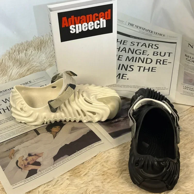 أحذية متقاطعة بفتحة بصمات الأصابع من جوز الهند للرجال والنساء، شباشب رائعة على الموضة، أحذية شاطئ مضادة للانزلاق، أحذية صيد السمك