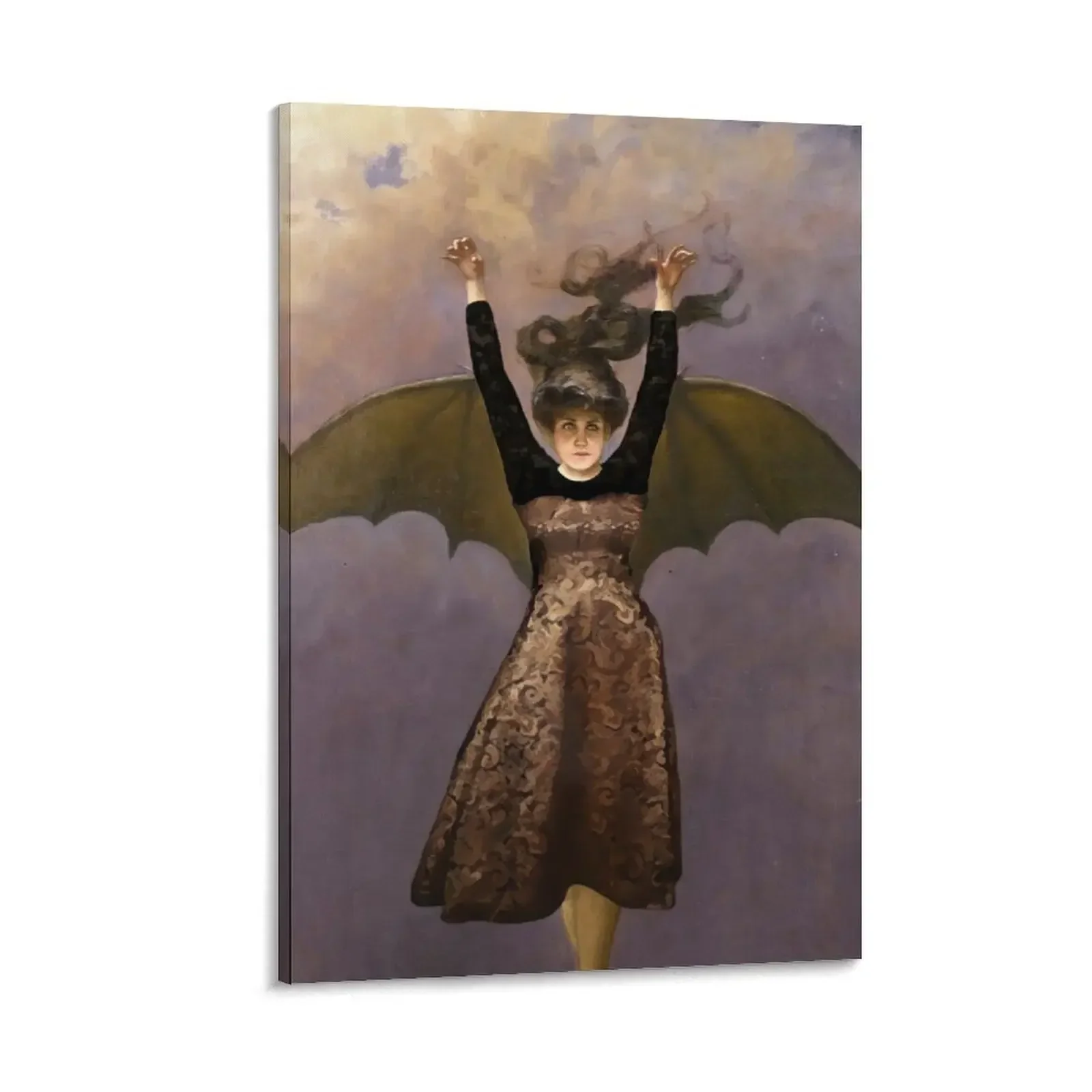 

Nadja Bat Purple Canvas Painting posters for room Decoration pictures room wall aesthetic room decoration