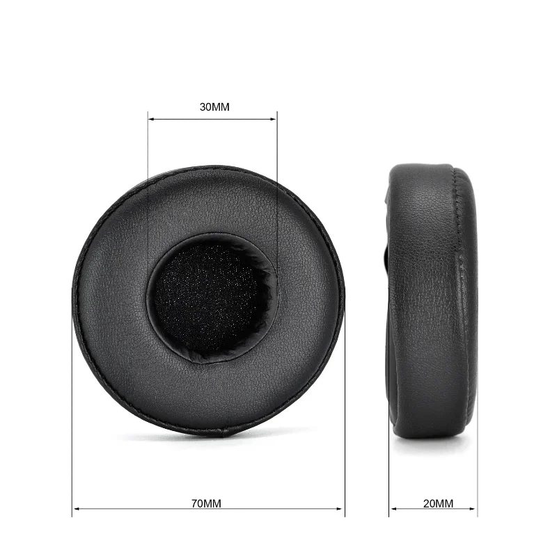 Almohadillas de repuesto para auriculares Sony MDR-V100 /V150/ V200 / V250 /DR-BT101, gel de hielo de silicona con ranura