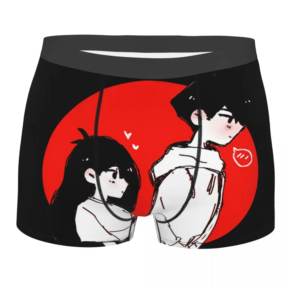 

OMORI Hero And Mari Underpants Breathbale Panties Male Underwear Print Shorts Boxer Briefs