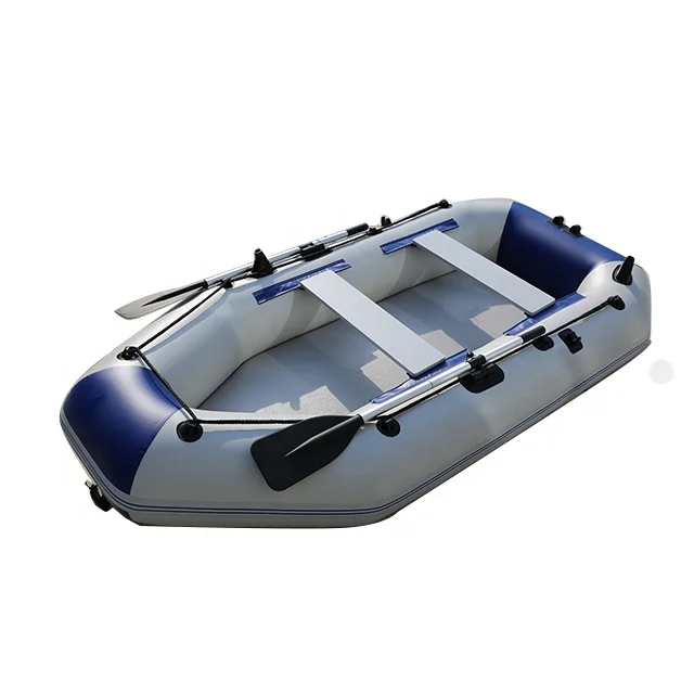 

4 Person Slat Wooden Floor Inflatable Speed Boat /Rigid Boat/Fishing Boat For Lake River Drifting