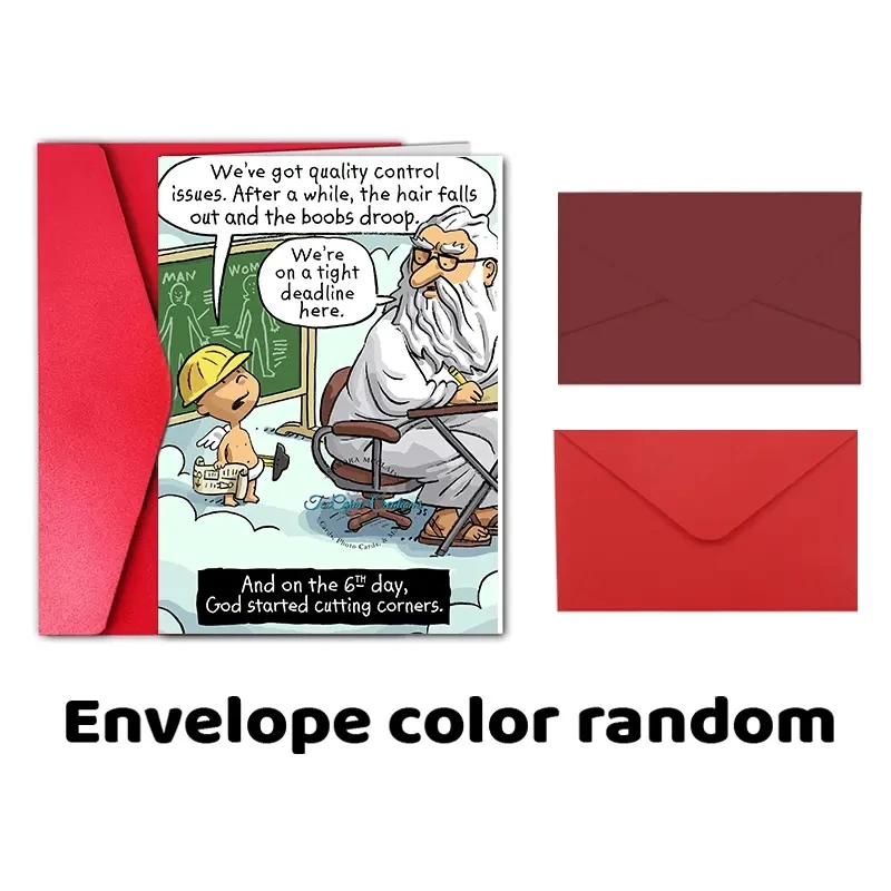 1 pc Fun and creative birthday card, a birthday gift for good friends and family, to give to loved ones.