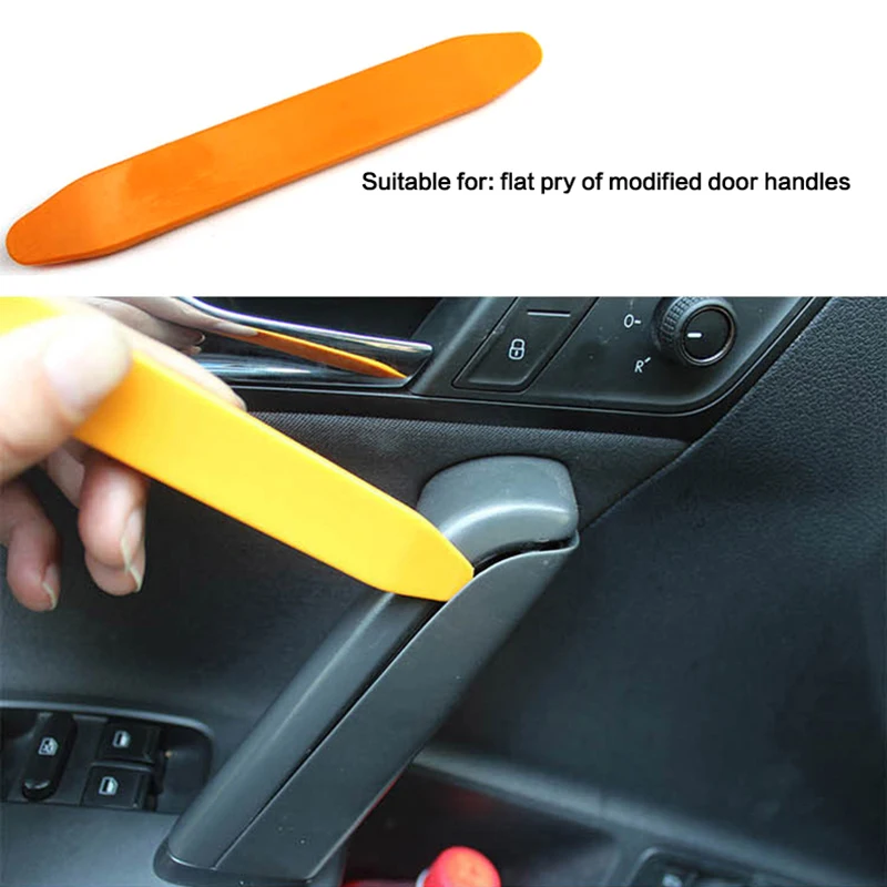 12피스 자동차 도어 클립 및 트림 제거 도구 세트 - 자동차 도어 패널, 오디오 대시보드 및 클립 설치용 4-in-1 프라이 도구