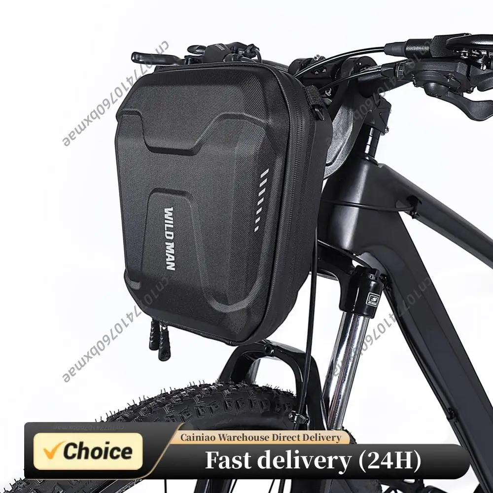 3L Bicycle MTB Handlebar Bag Large Capacity MTB Road Bike Hard Shell Phone Case Electric Scooter Pouch Cycling Equipment