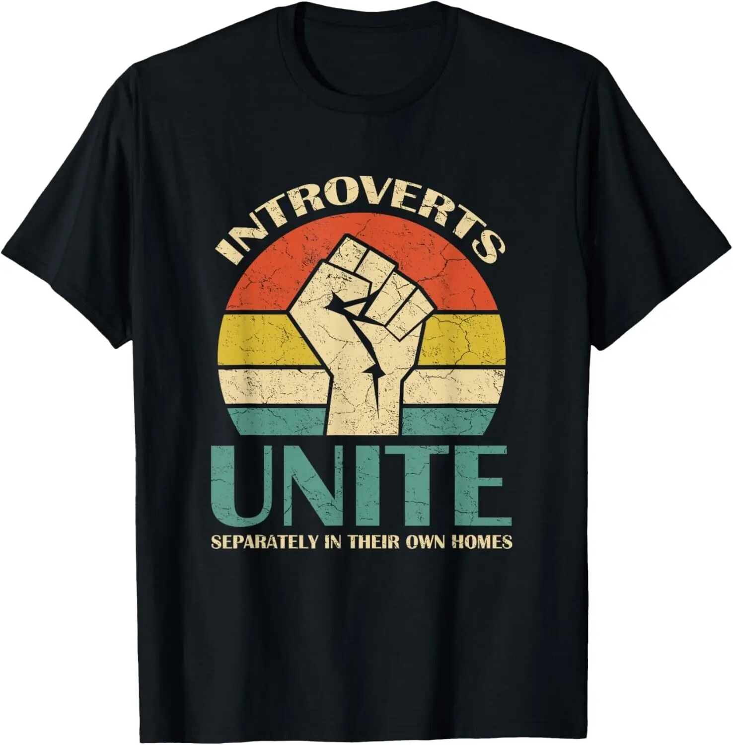 Introverts Unite Separately In Their Own Homes Funny Gift Unisex T-Shirt