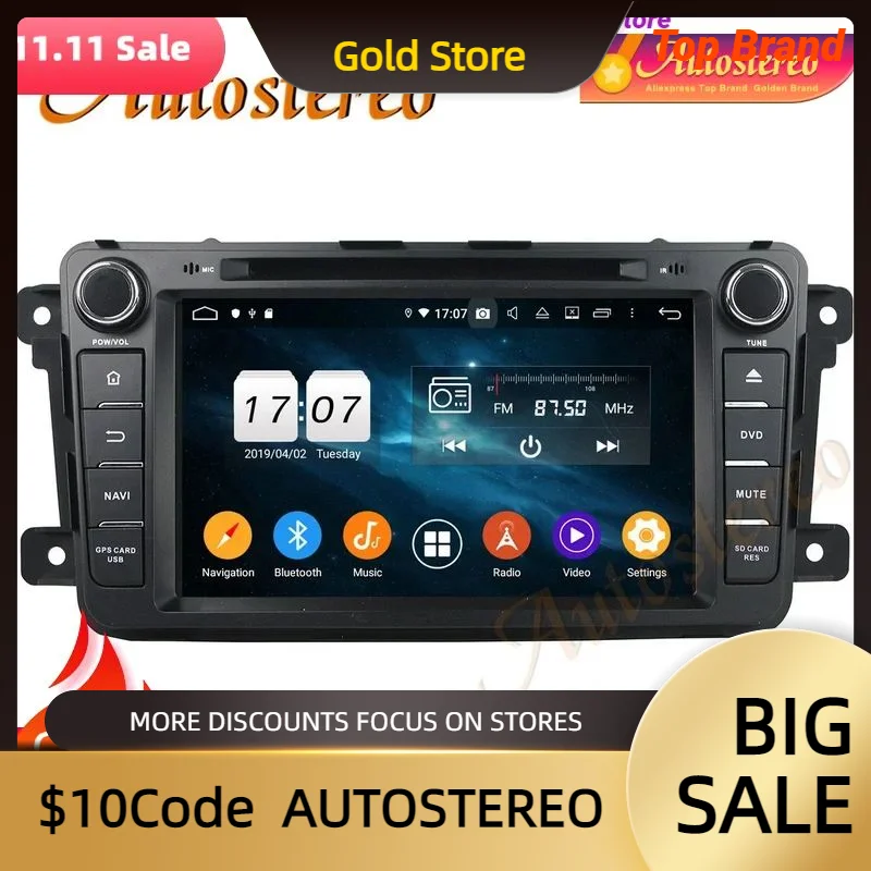 Carplay Car DVD Player Android 13 GPS Navigation For Mazda CX-9 2008-2016 Auto Car Radio Stereo Head Unit Multimedia Player