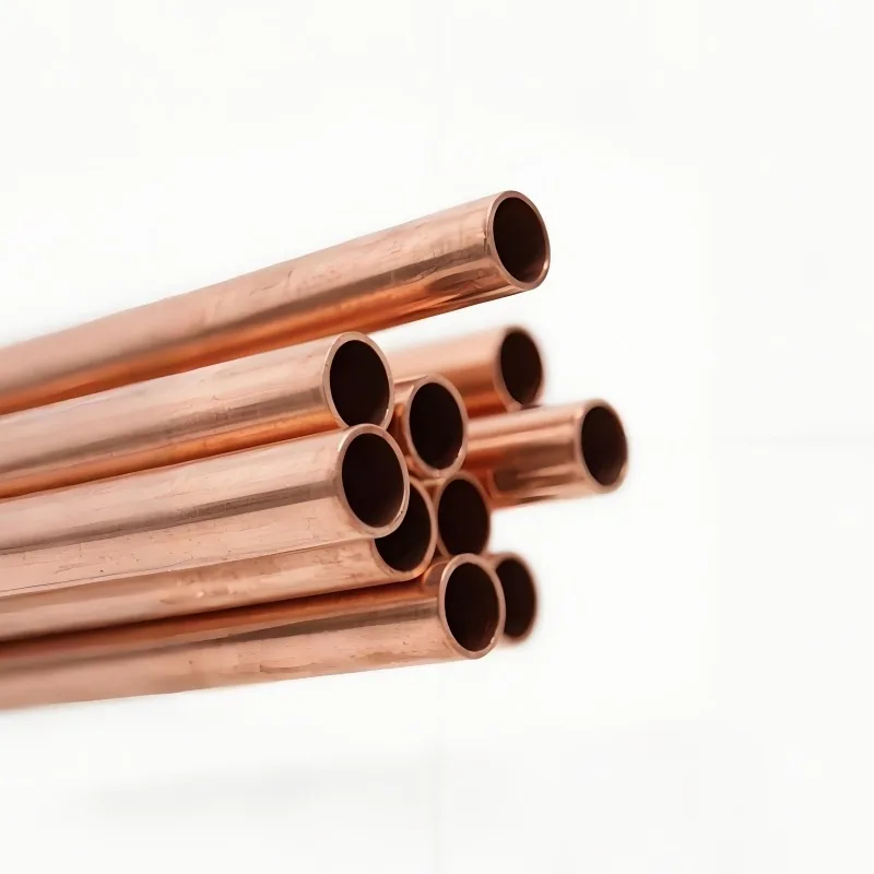 4Pcs T2 Copper Round Tube, ID 3-6mm Length 300mm Hollow Straight Pipe, Customizable