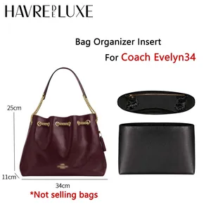 Bag Organizer Insert For Evelyn34 Durable Fashion Wateproof Gift Bag Support Storage Inner Modification Bag Accessories