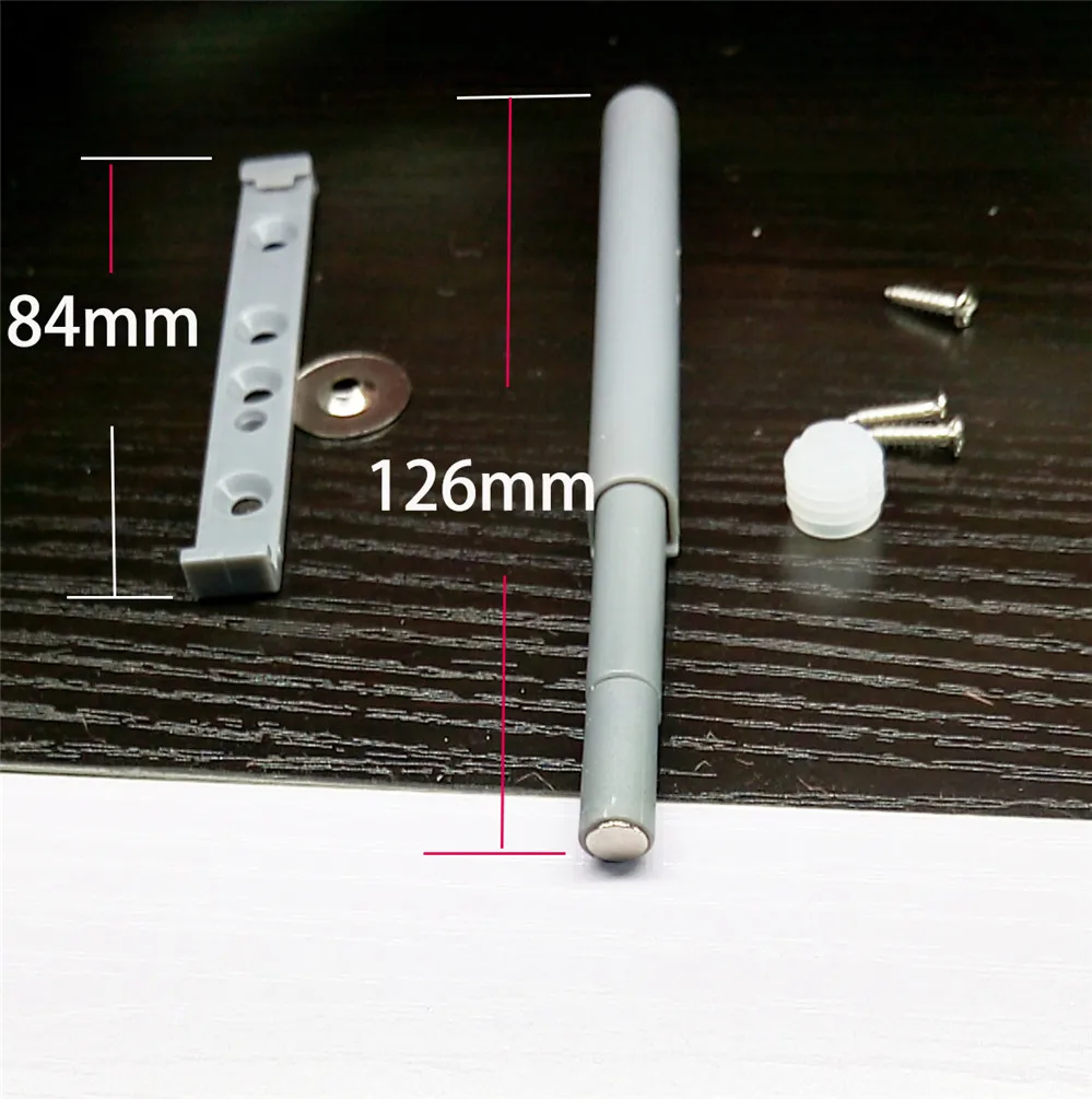 2sets/3sets Magnetic Head Push To Open System Damper Buffer Cabinet Door Cupboard Catch For Home Kitchen Furniture