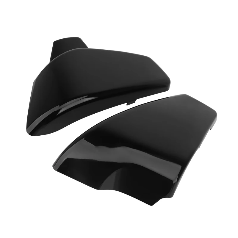 Motorcycle Battery Side Covers Left Right Black Fairing Guard For Honda VLX600 VT600 C CD Shadow Steed VT400 1999-2008 2007