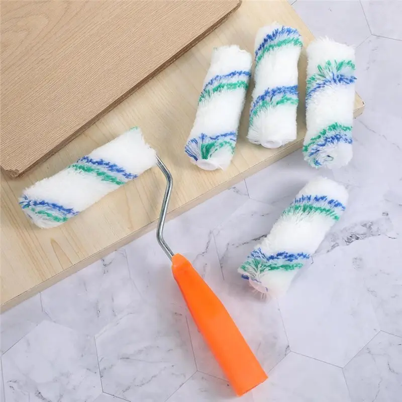 yana50i-壁塗装用ツール-マイクロファイバーペイントローラーキット（61個）、4インチ小型ローラーカバー＆ミニペイントローラー（1-2インチ）