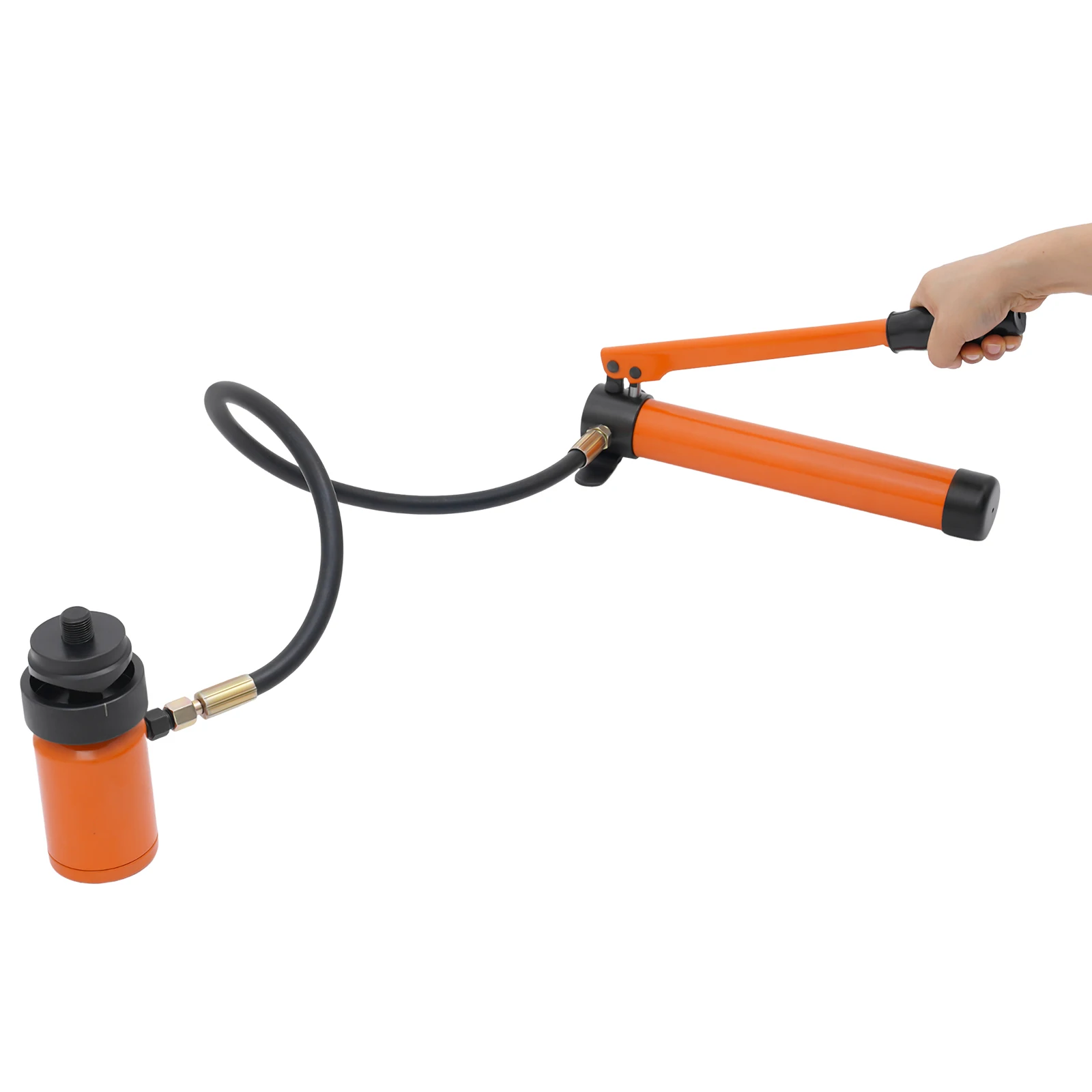 Hydraulischer Locher-Set, manuelles Locher-Set, Handpumpe, Locher-Set mit 6 Matrizen, Orange, für den Bau in der Elektronikindustrie