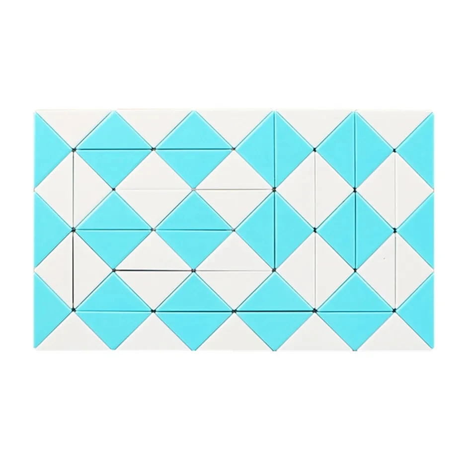 QIYI 60 segmenti cubi di velocità serpente magico 60 segmenti cubi puzzle giocattoli educativi righello magico per bambini Regali di compleanno