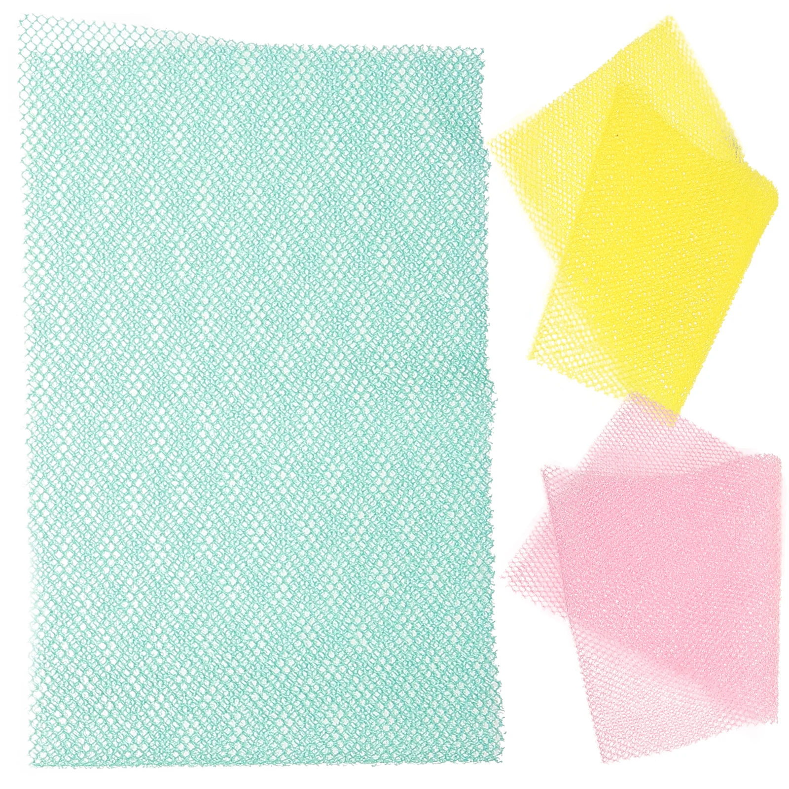 3 قطعة إسفنجة حمام أفريقية مقشر دش الغسيل لينة Chinlon 25.2X7.7 بوصة #6