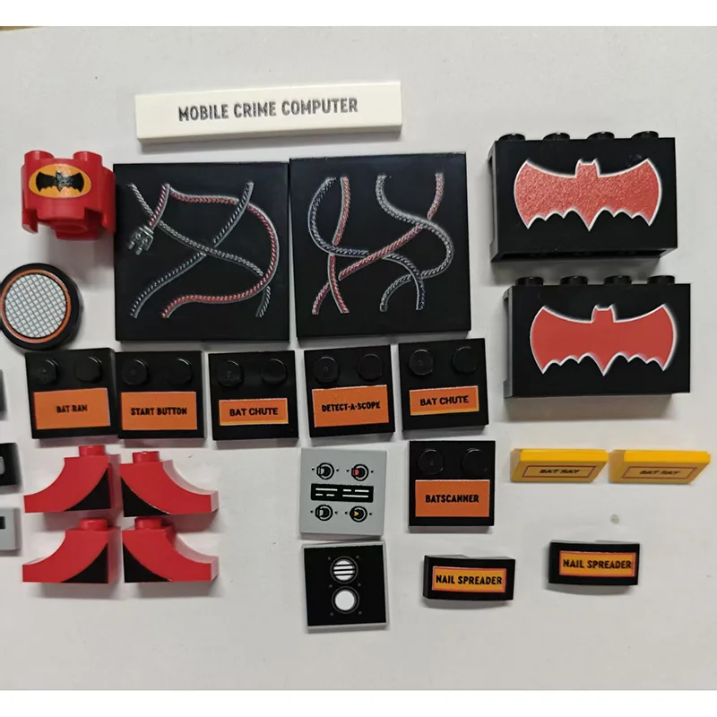 

Woodblock printing template, used to replace 76328 retro car model building block products DIY toys holiday gifts
