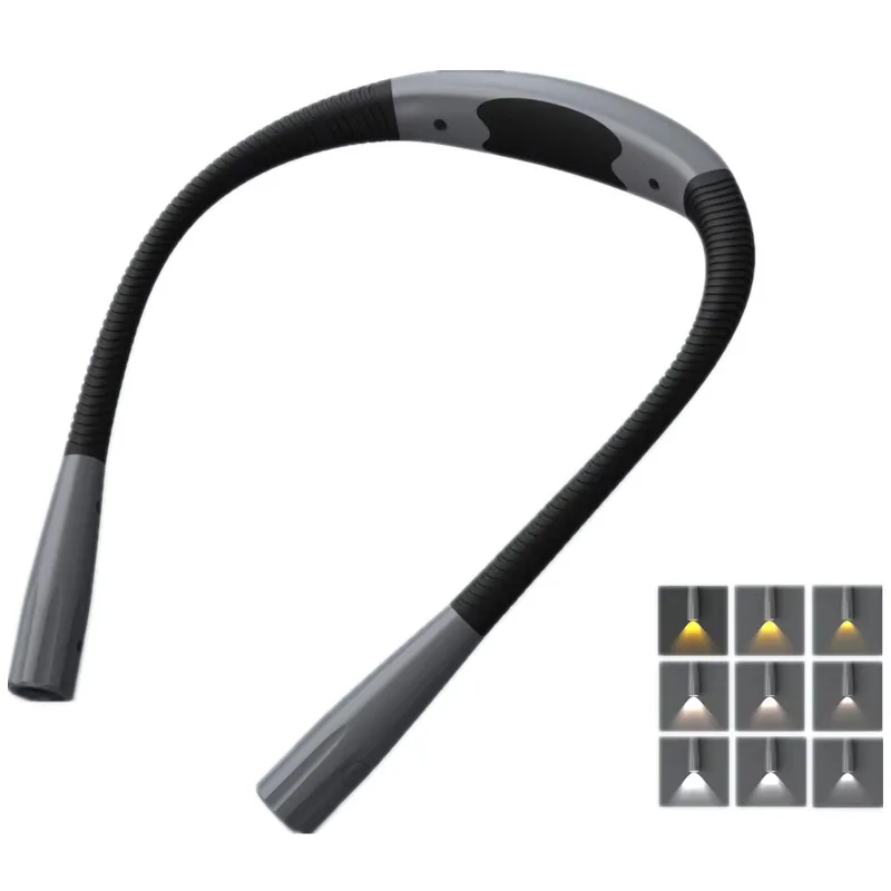 

New Multipurpose Neck Hanging Outdoor Lighting Rechargeable Durable Bedroom Flexible Light Emitting Diode Reading Light
