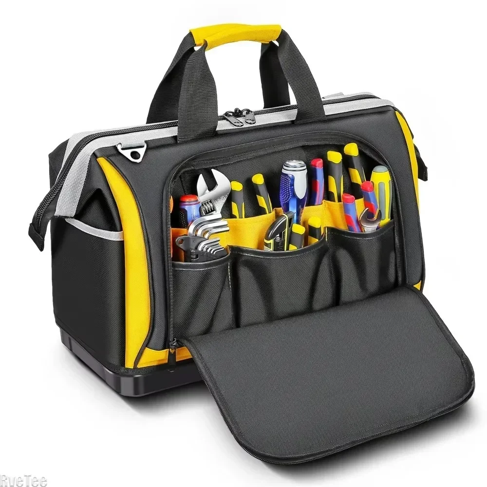 

Multifunctional Waterproof Tool Bags Professional Zipper Layer Large Capacity Oxford Cloth Electrician Bags Tool Organizer