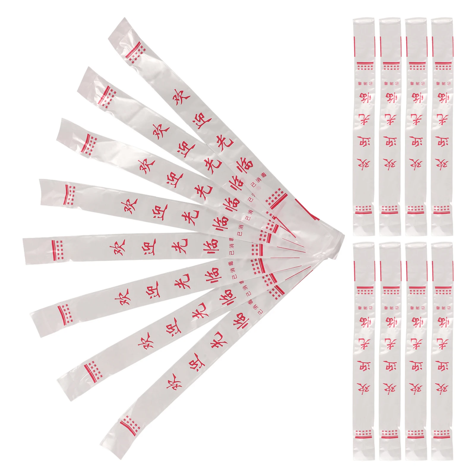 

1000pcs Chopsticks Sleeves Disposable Bamboo Chopstick Wrappers Single-Use Holders Bags Packaging Protection Foldable