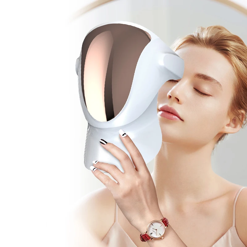 Perfect led mask blue orange and red light mask face masks women improve skin tone beauty device