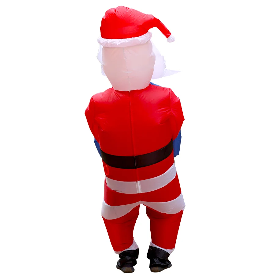 Déguisement Gonflable Père Noël Rigolo Adulte – photo 5